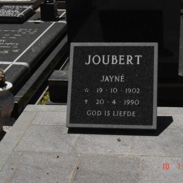 JOUBERT Jayné 1902-1990