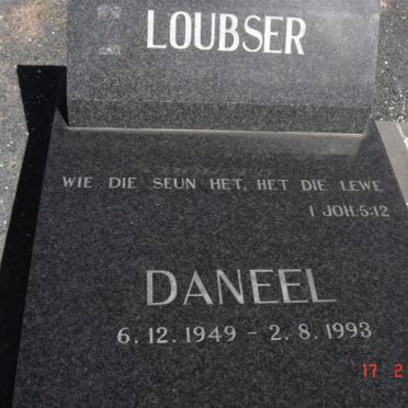 LOUBSER Daneel 1949-1993