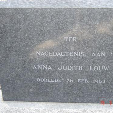 LOUW Anna Judith -1963