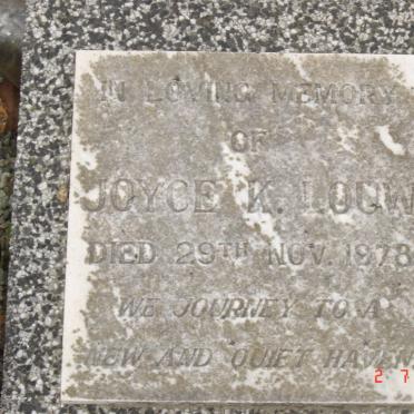 LOUW Joyce K. -1978