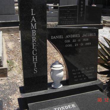 LAMBRECHTS Daniel Andries Jacobus 1928-1989