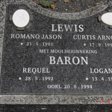 LEWIS Romano Jason 1991-1994 :: LEWIS Curtis Arnold 1993-1994 :: BARON Requel 1992-1994 :: BARON Logan 1994-1994