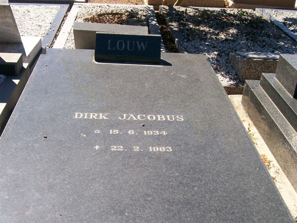LOUW Dirk Jacobus 1934-1983