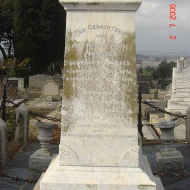 LOUBSER Johannes Albertus 18??-?? &amp; Christina Maria SCHOLTZ ??-1915