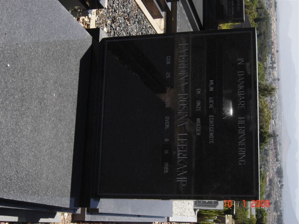 LEERKAMP Everdina Rosina 1936-1989