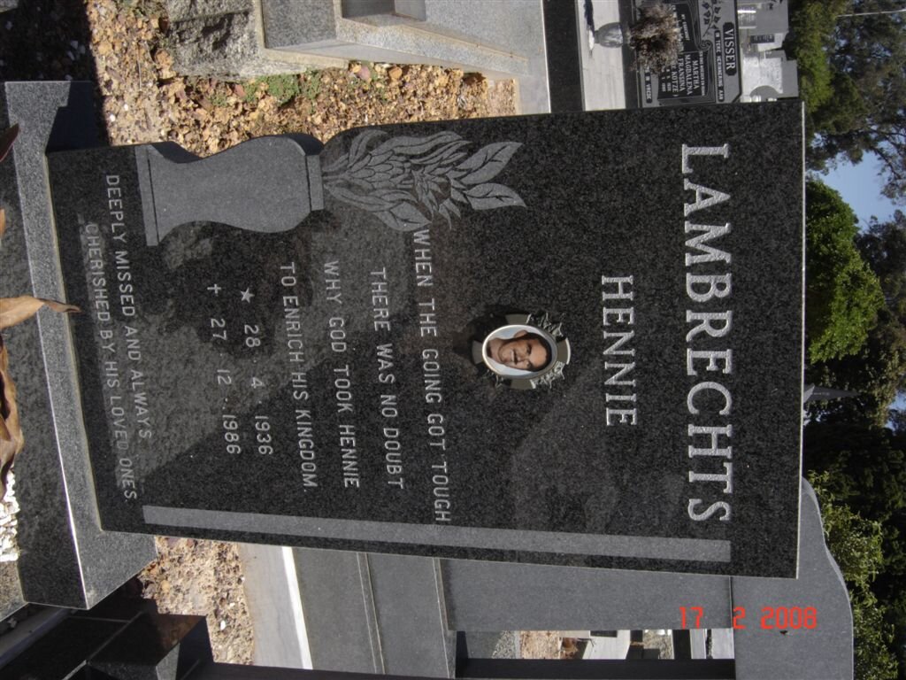 LAMBRECHTS Hennie 1936-1986