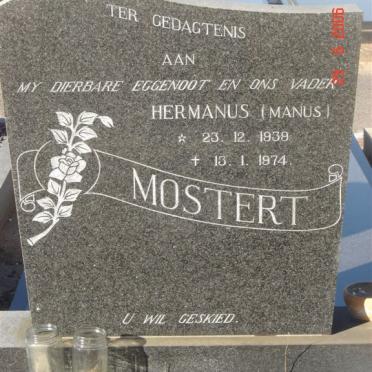 MOSTERT Hermanus 1939-1974