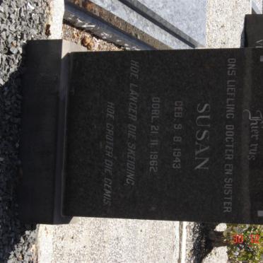 MOSTERT Susan 1943-1962