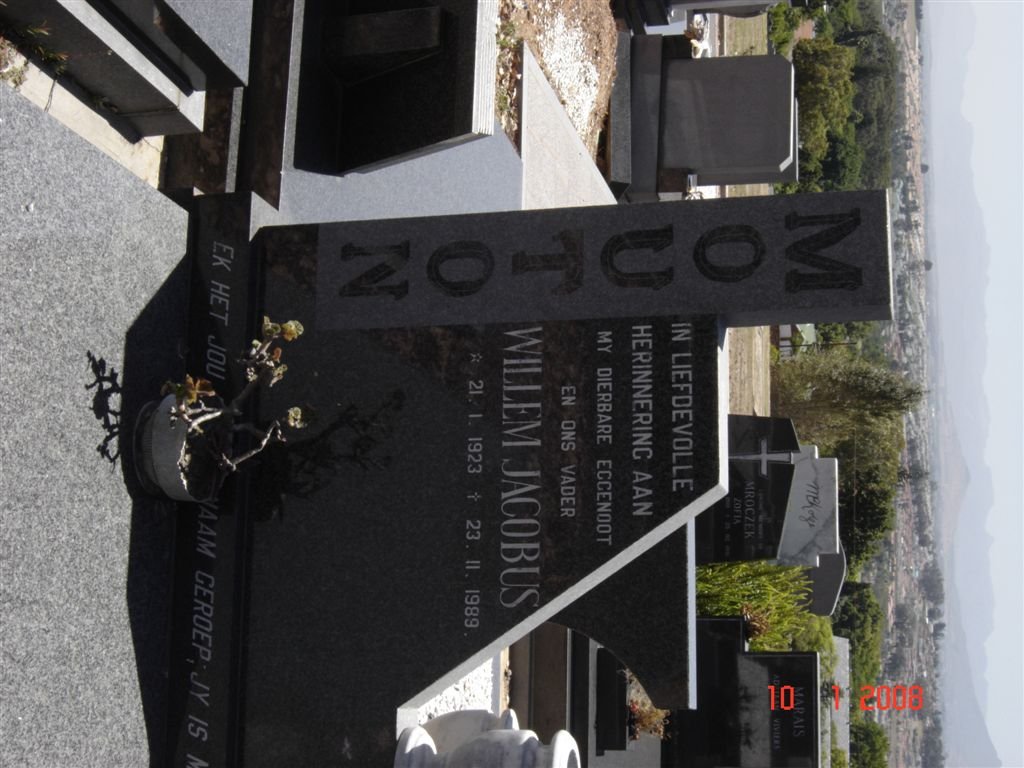 MOUTON Willem Jacobus 1923-1989