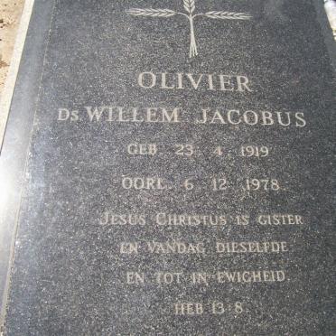 OLIVIER Willem Jacobus 1919-1978