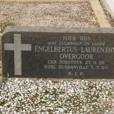 OVERGOOR Engelbertus Laurentius 1926-1960
