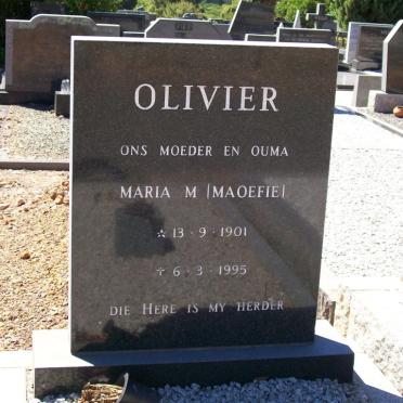 OLIVIER Maria M. 1901-1995
