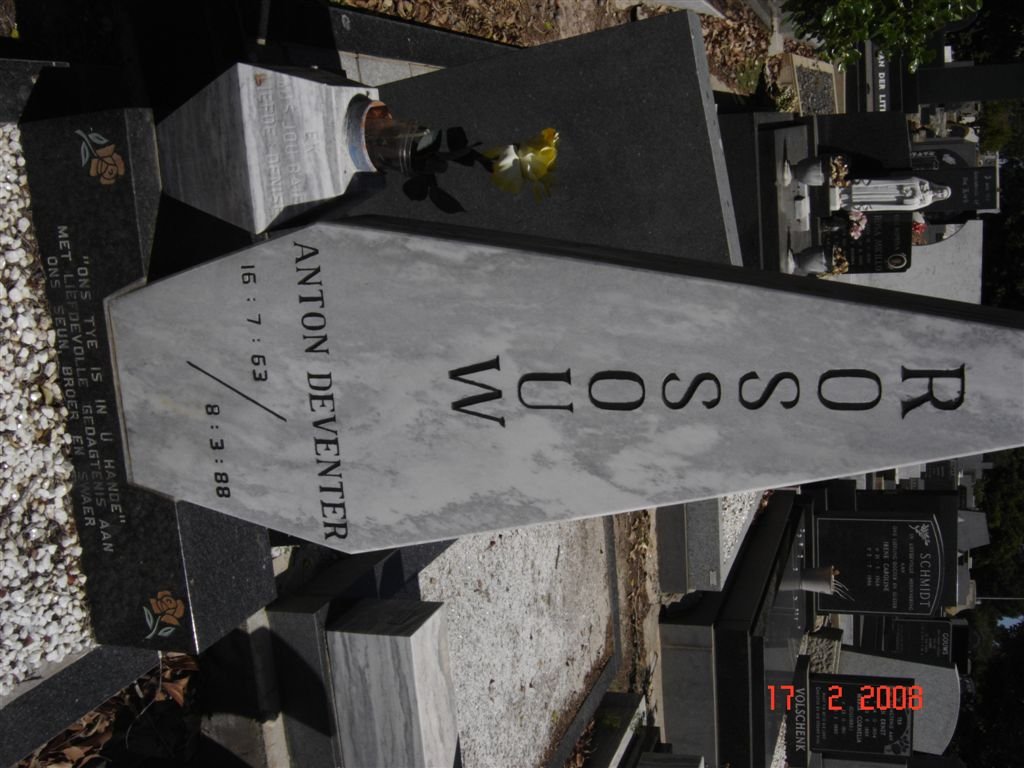 ROSSOUW Anton Deventer 1963-1988