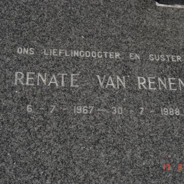 RENEN Renate, van 1967-1988