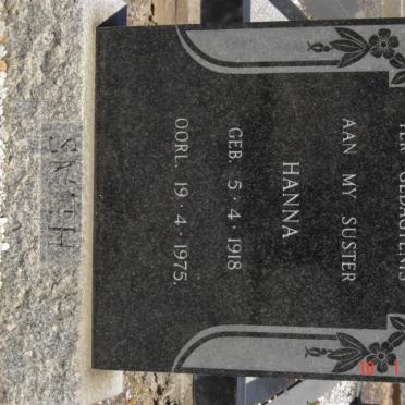 SMITH Hanna 1918-1975