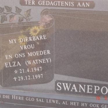 SWANEPOEL Elza nee WATNEY 1947-1997