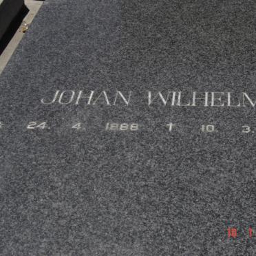 SCHALKWYK Johan Wilhelm, van 1888-1991