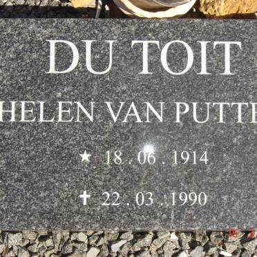 TOIT Helena van Putten, du 1914-1990