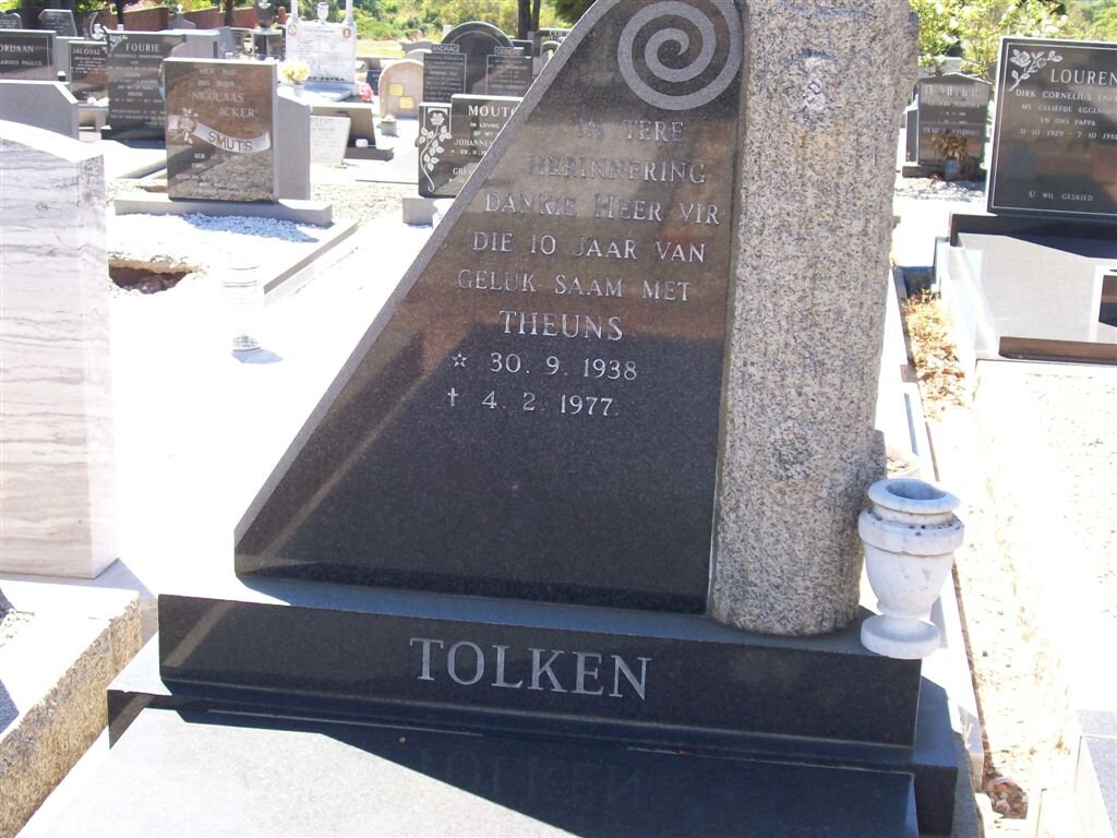 TOLKEN Theuns 1938-1977