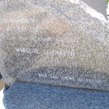 TERBORG Marlene Elizabeth 1937-1981