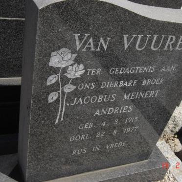 VUUREN Jacobus Meinert Andries, van 1915-1977