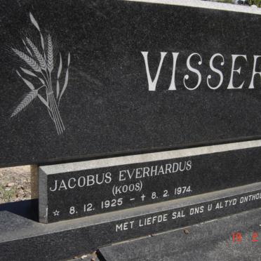 VISSER Jacobus Everhardus 1925-1974