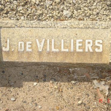 VILLIERS J., de