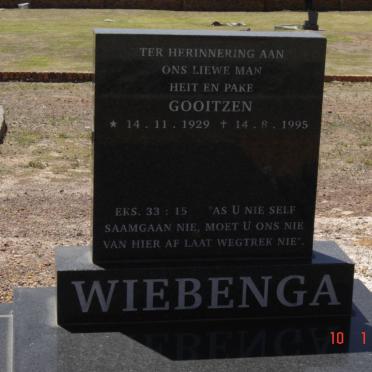 WIEBENGA Gooitzen 1929-1995