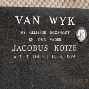 WYK Jacobus Kotze, van 1941-1994
