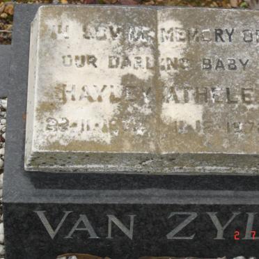 ZYL Hayley Athele, van 1972-1972