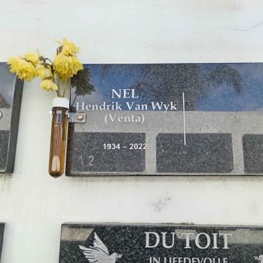 NEL Hendrik van Wyk 1934-2022