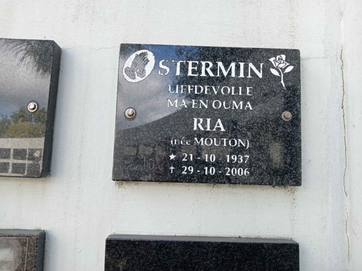 STERMIN Ria nee MOUTON 1937-2006