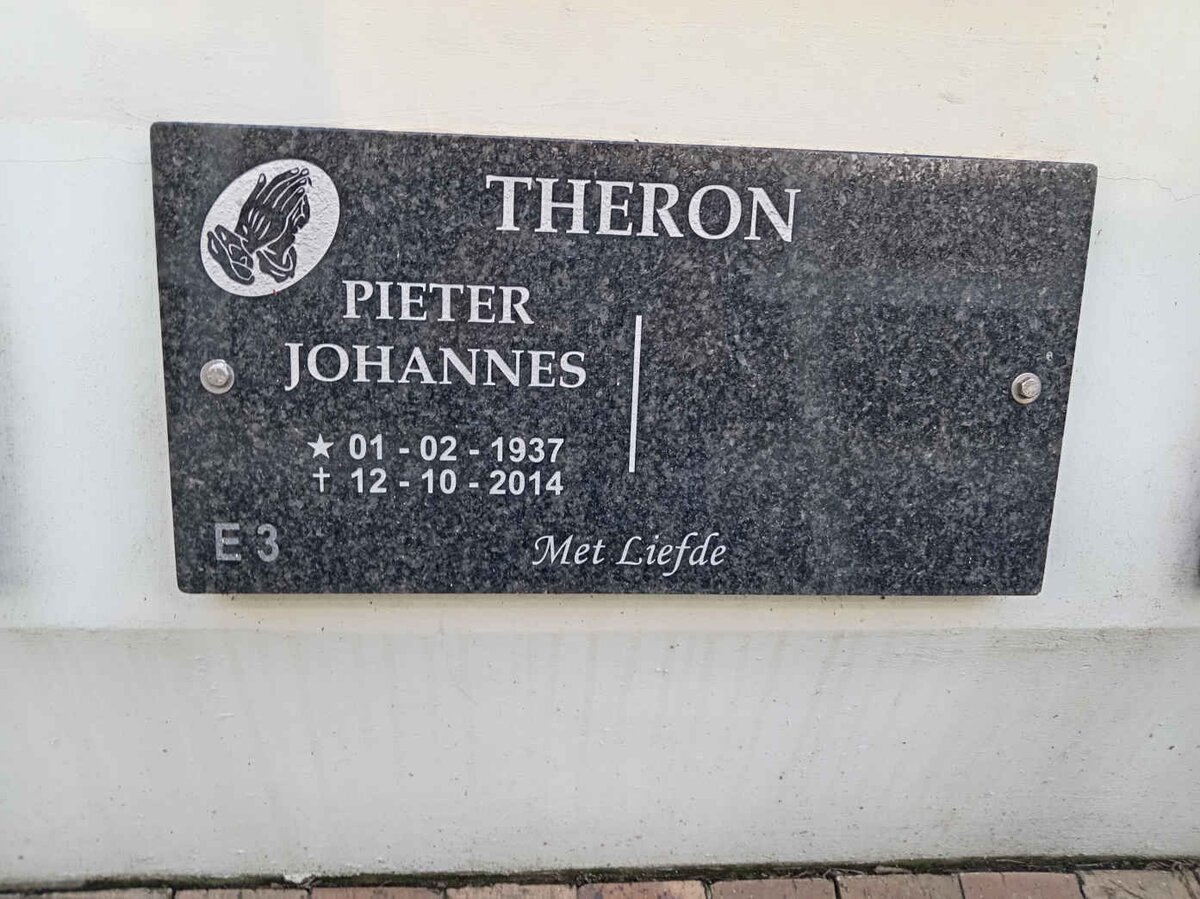 THERON Pieter Johannes 1937-2014