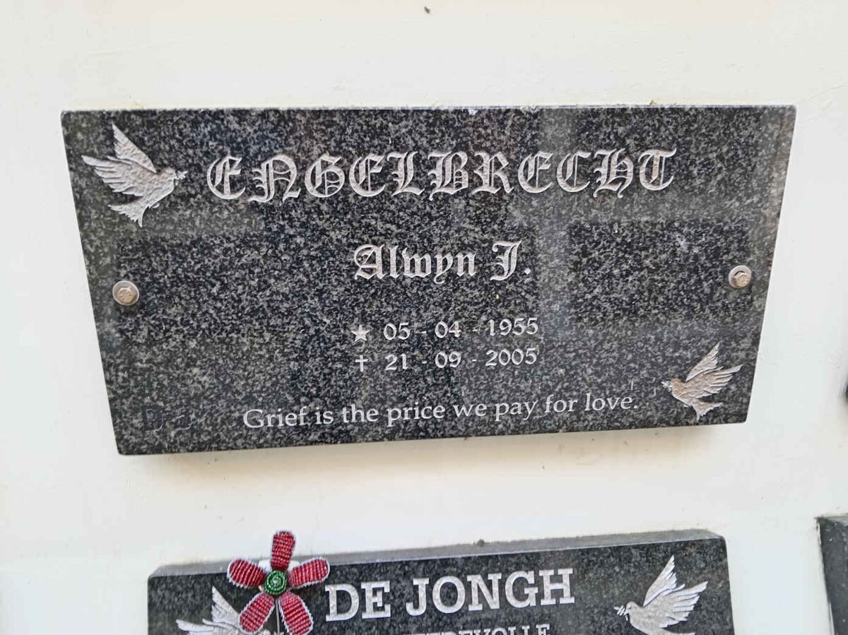 ENGELBRECHT Alwyn J. 1955-2005