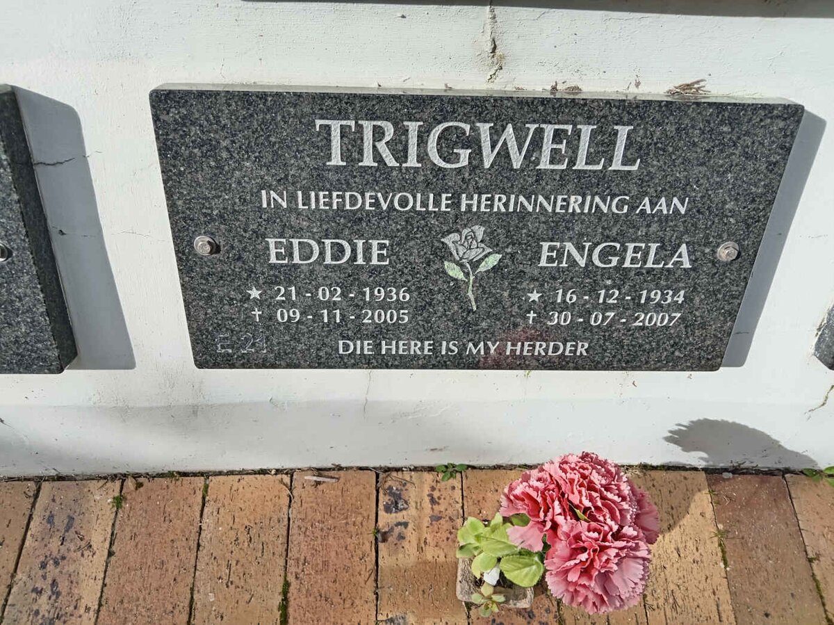 TRIGWELL Eddie 1936-2005 &amp; Engela 1934-2007