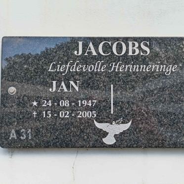 JACOBS Jan 1947-2005