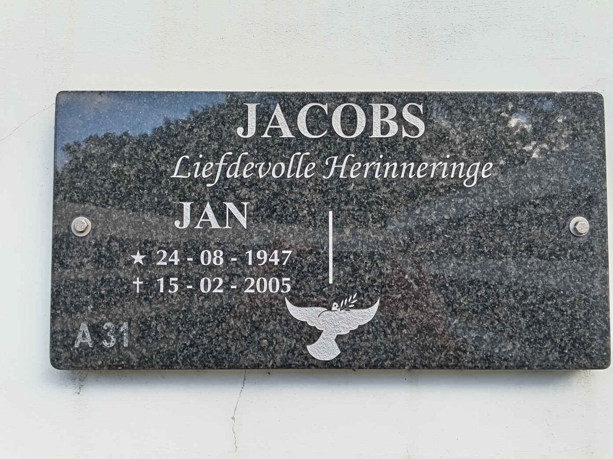 JACOBS Jan 1947-2005