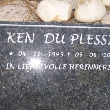 PLESSIS Ken, du 1943-2001