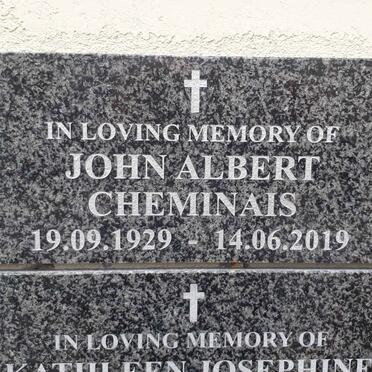 CHEMINAIS John Albert 1929-2019