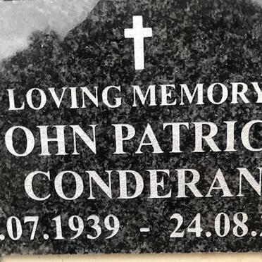 CONDERAN John Patrick 1939-2018