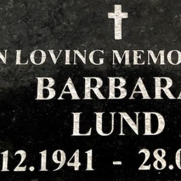 LUND Barbara 1941-2006