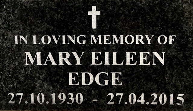 EDGE Mary Eileen 1930-2015