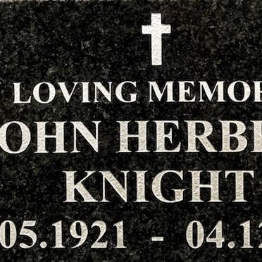 KNIGHT John Herbert 1921-2008