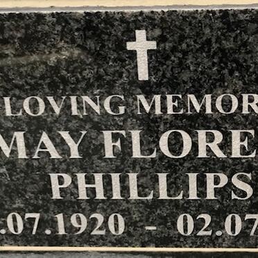 PHILLIPS Ismay Florence 1920-2014