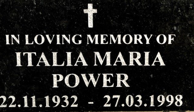 POWER Italia Maria 1932-1998