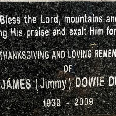 DUNN James Dowie 1939-2009