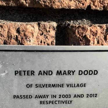DODD Peter -2003 &amp; Mary -2012