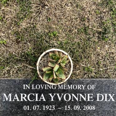 DIX Kenneth Horatio 1923-2013 &amp; Marcia Yvonne 1923-2008