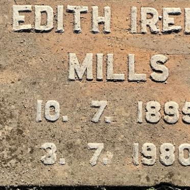MILLS Edith Irene 1895-1980
