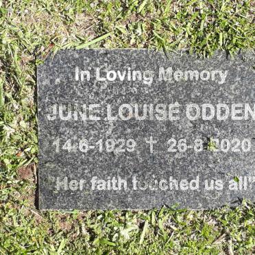 ODDEN June Louise 1929-2020